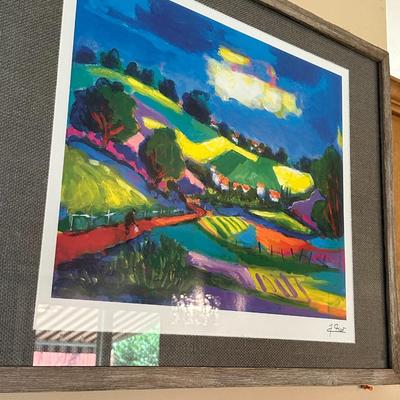 Print-Jean-Claude Picot Promenade Apres L'Orage