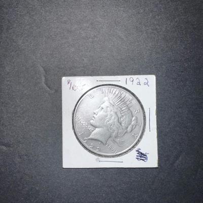 1922 US MorganSilver Dollar