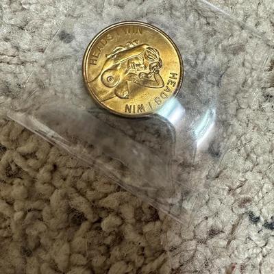 Heads I Win - Tails You Lose" Nude Flipping Coin. Adult Nude Coin Brand New