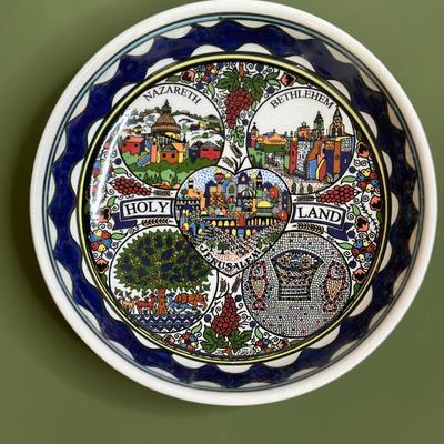 Holy Land hand painted Platr