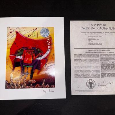 Keys to the Soul Marcus Glenn Litograph