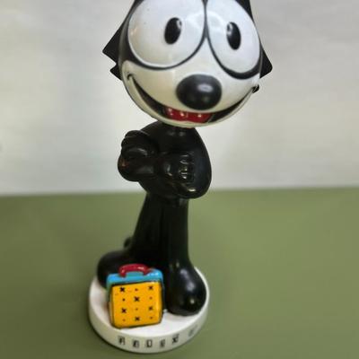 Vintage Felix the Cat Bobble Head Wacky Wobbler Funko 8" Retired — PERFECT