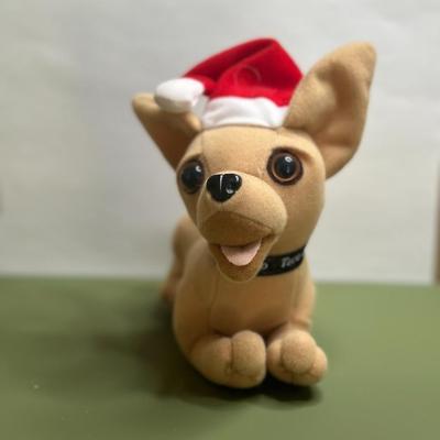1998 Yo Quiero Taco Bell Chihuahua Doll By Applause 6" Taco Bell Dog Non Verbal