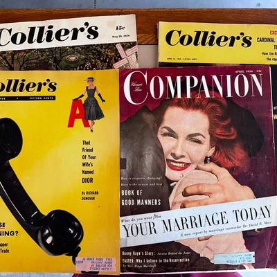 Lot of 1956 Woman's Home Companion Magazine: