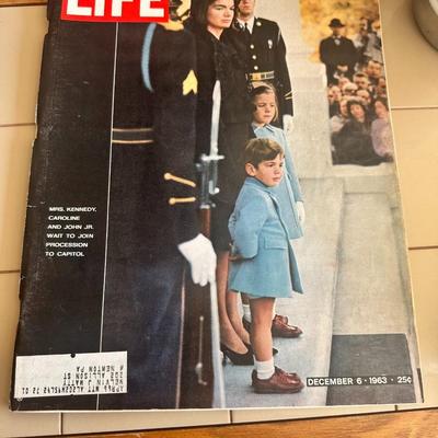 Life Magazine John F Kennedy Funeral December 6 1963 JFK Jackie O Jr Caroline