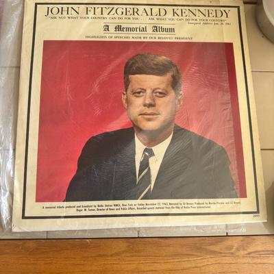 John F Fitzgerald Kennedy A Memorial Album Vinyl LP Speeches Premier 2099