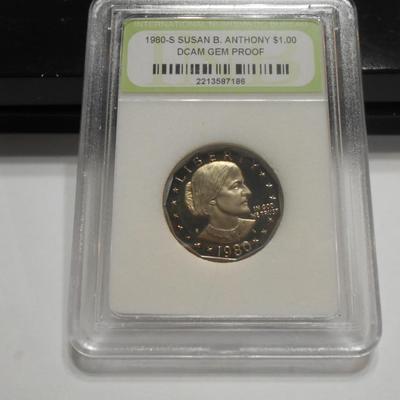 1980-S Susan B Anthony Gem Proof $1 Coin