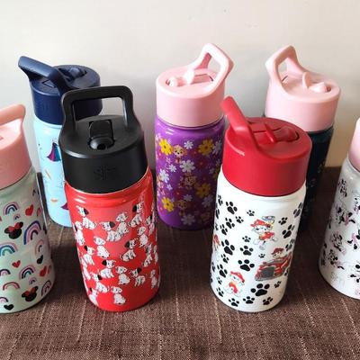 Lot #92 Lot of 8 NEW Disney themed 14 oz Simple Modern Insulated Drink Bottles