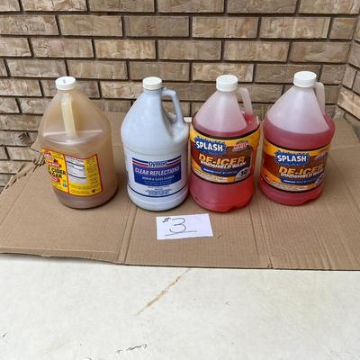 Deicer, Organic Vinegar, Glass Cleaner