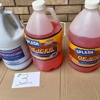 Deicer, Organic Vinegar, Glass Cleaner