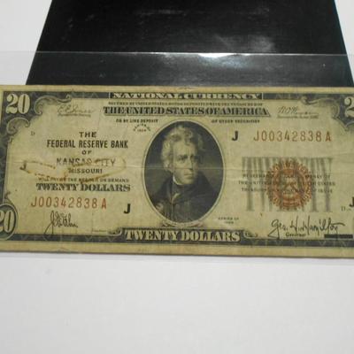 20 Dollar National Currency 1929