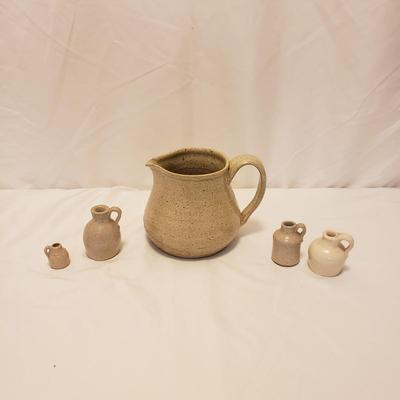 Signed Pottery Pitchers (K-KD)