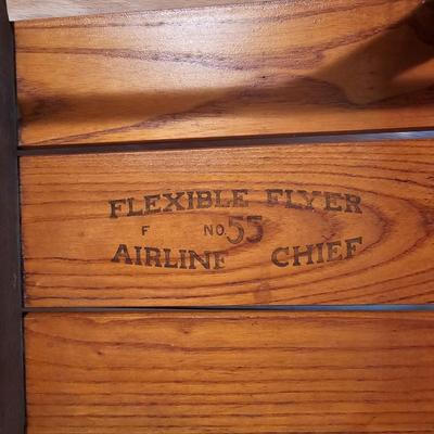 Vintage Flexible Flyer 'Airline Chief' Sled (G-JS)