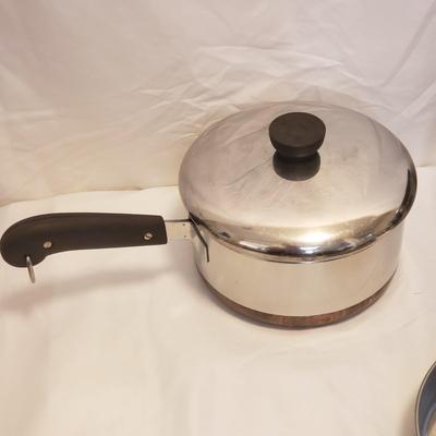 5 Piece Revere Ware Cooking Pans (K-KD)