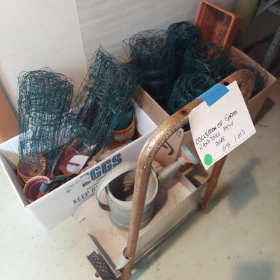 Collection of Garden Hand Tools, Pots & More (G-JS )-JS)