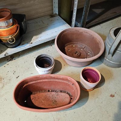 Collection of Garden Hand Tools, Pots & More (G-JS )-JS)