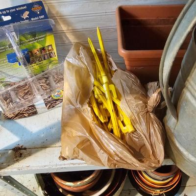 Collection of Garden Hand Tools, Pots & More (G-JS )-JS)
