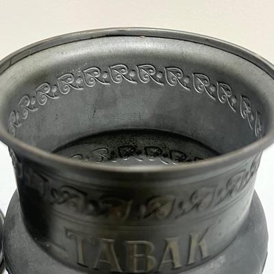 Antique Dutch Brass Tabak Jar, Rio Tiel Holland