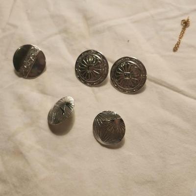 Jewelry lot including Some Vintage Jewelry, Fused Glass and earrings