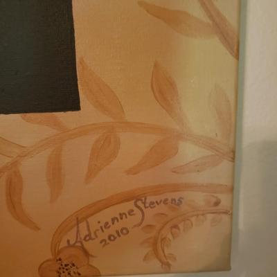 Fleur de lis Art by Adrienne Steve