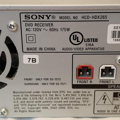 Sony DVD Home Theater and Speaker System (LR-KD)