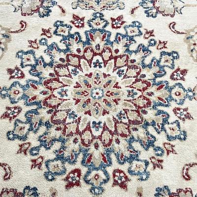 MADISON ~ Floral & Paisley Cream Kaleidoscope Area Rug ~ 87” x 127"