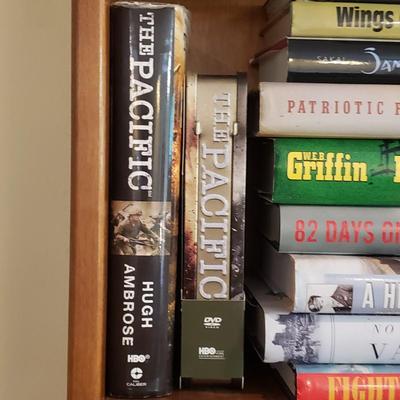 Books and Pacific DVD Set about Wars and History (LR-KD)