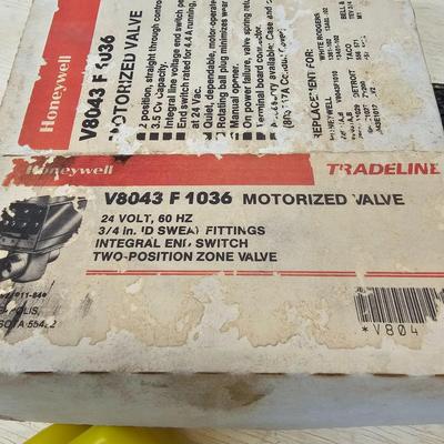 Three Honeywell Motorized Valves (WS-JS)