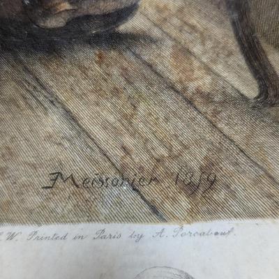 Vintage Alfred Porcabeuf Print 1902