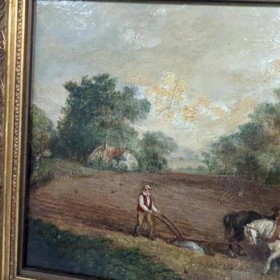 Framed Landscape Painting