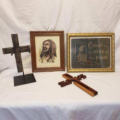 Handmade Wooden Jesus Cross and More (LR-KD)