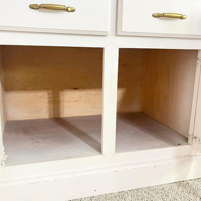 Custom Built ~ Very Pale Pink in Color ~ Solid Wood Wall Unit #1 ~ *Please Read Details