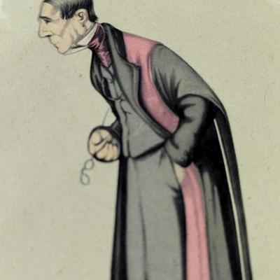 Vintage James Paget, Bart Signed Lithograph