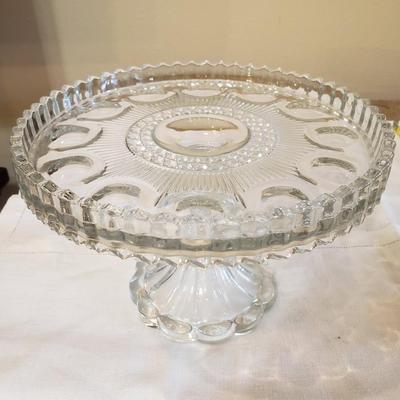 EAPG Pedestal Cake Stand
