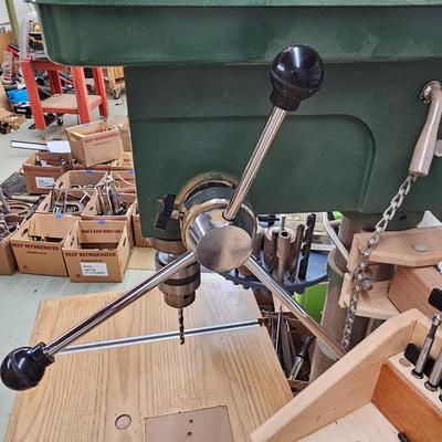 Central Machinery 16 Speed Drill Press & Accessories (WS-JS)