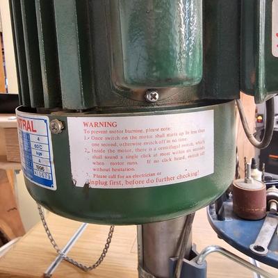 Central Machinery 16 Speed Drill Press & Accessories (WS-JS)
