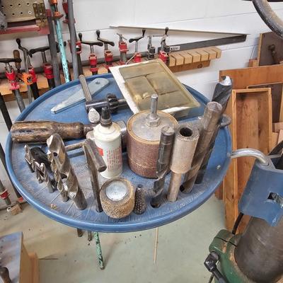 Central Machinery 16 Speed Drill Press & Accessories (WS-JS)