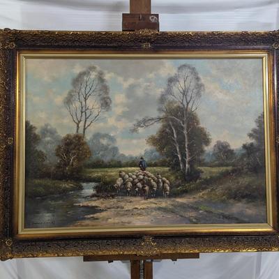 Framed Painting Signed By The Artist
