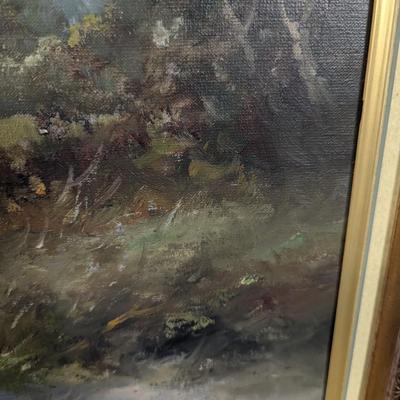 Framed Painting Signed By The Artist