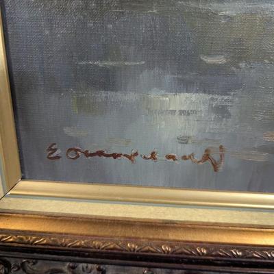 Framed Painting Signed By The Artist