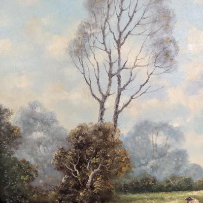 Framed Painting Signed By The Artist