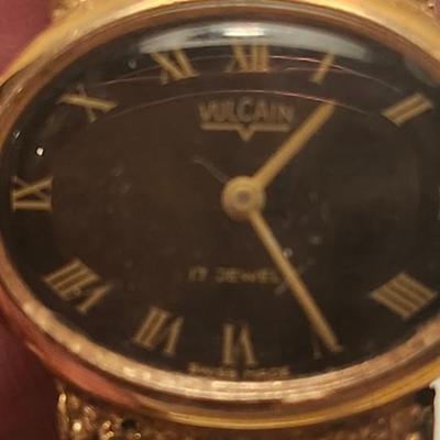 Jewelry lot including Some Vintage including Ladies Vulcain Adjustable Mesh Vntg Swiss 17 Jewel