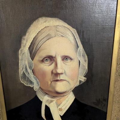 Antique Framed Portrait Painting
