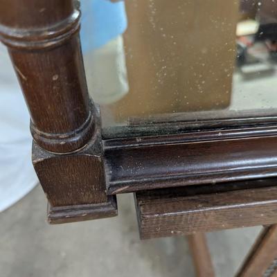 Wooden Framed Wall Mirror