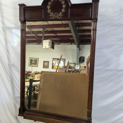 Wooden Framed Wall Mirror