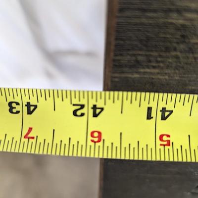Beveled Inlaid Veneer Mirror