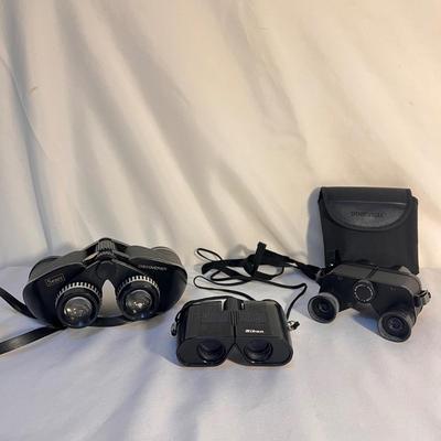 Bushnell, Nikon, and Sears Binoculars (P-DZ)