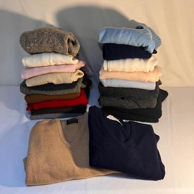 100% Cashmere Sweaters and More - Women’s Size Small to Medium (P-DZ)