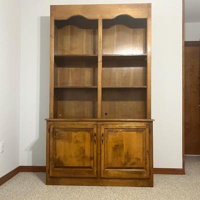 Solid Wood Bookcase #1 ~ Custom Built