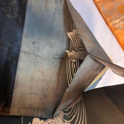 Japanese Kimono Obis with Sterling Silver Stirrers and More (P-DZ)